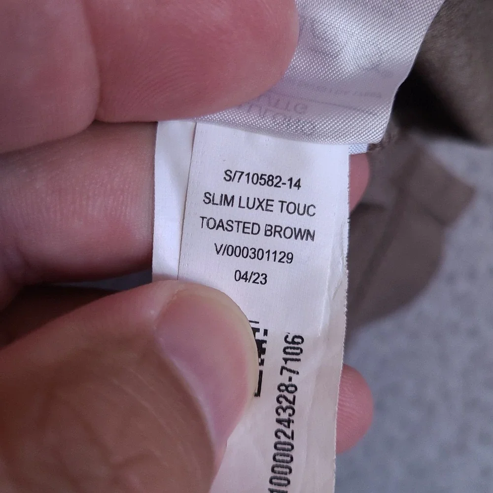 Banana Republic Polo Shirt Mens XXL Tall Brown Slim Fit Luxe Touch‎ Performance